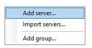 Add Server