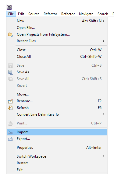 Java Desktop Import