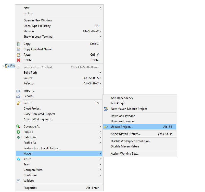 Java Desktop Maven Update