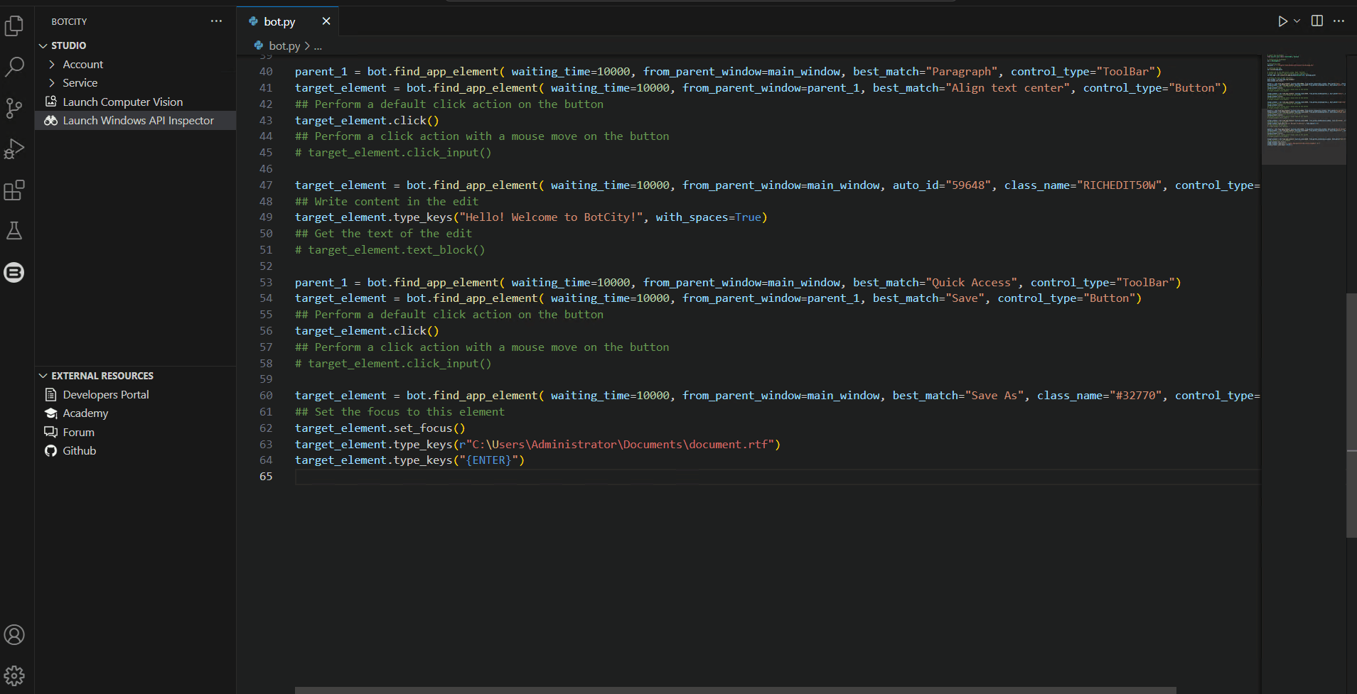 Win Inspector - Final Code