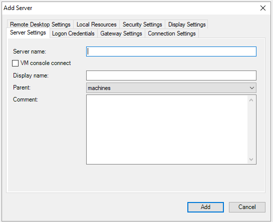 Config Host