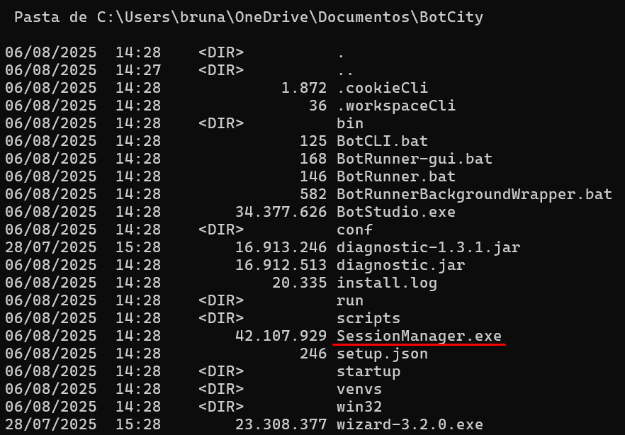 terminal-command-dir
