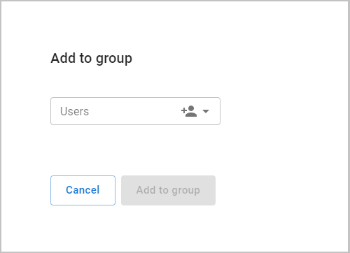 Add to group