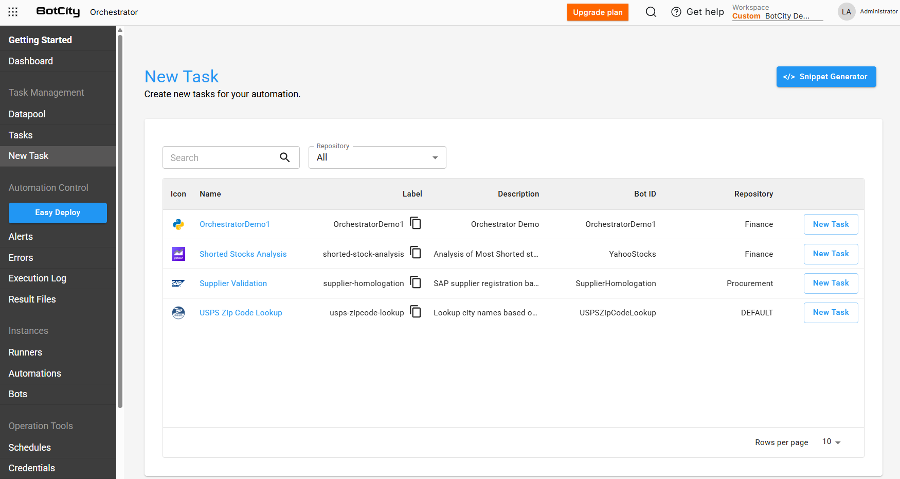 BotCity  Python RPA Software and Intelligent Automation Orchestrator