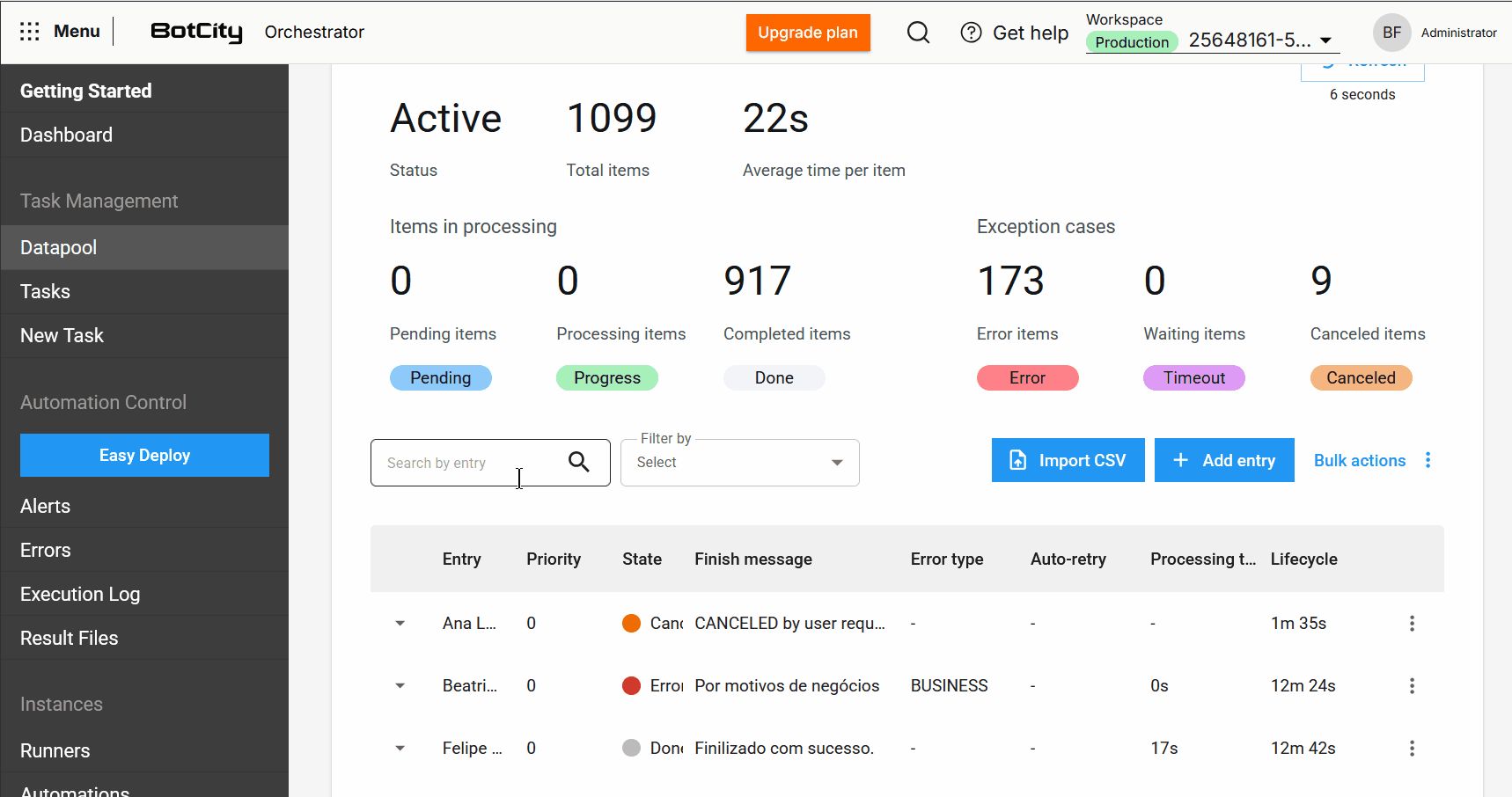 Buscar y filtrar elementos